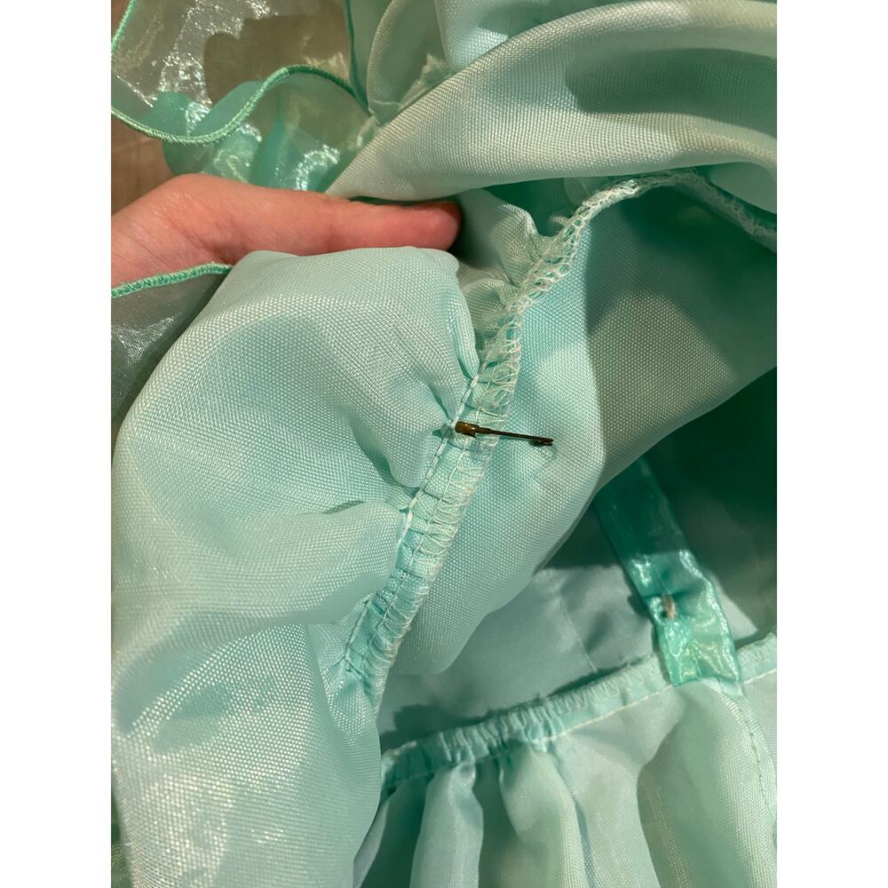 Vintage Tip Top Kids Princess Pageant Dress Seafoam 24M - Picture 11 of 13
